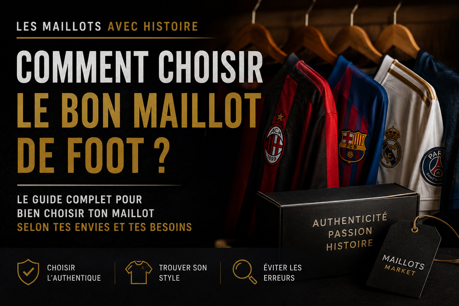Comment choisir le bon maillot de foot ? Guide complet avant d’acheter