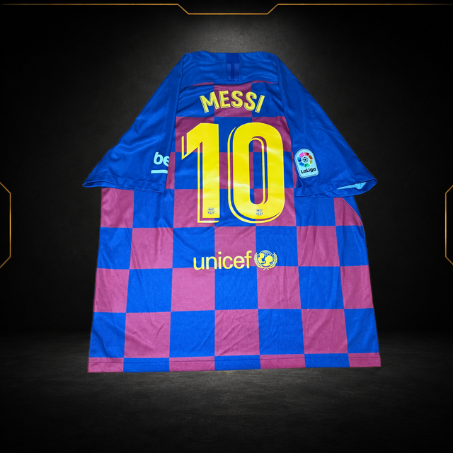 FC Barcelone Domicile 2019/20 Messi #10 – — vue de dos