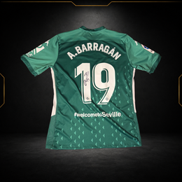 Real Betis Édition Spéciale Héroes Béticos 2019/20 A. Barragán #19 Signé - Préparé Match (9,5/10) (M)