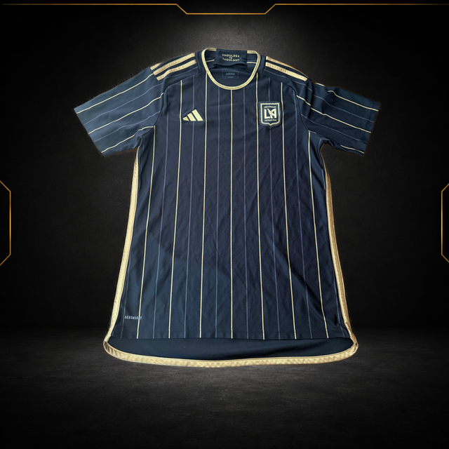 LAFC, maillot noir et doré — vue de face