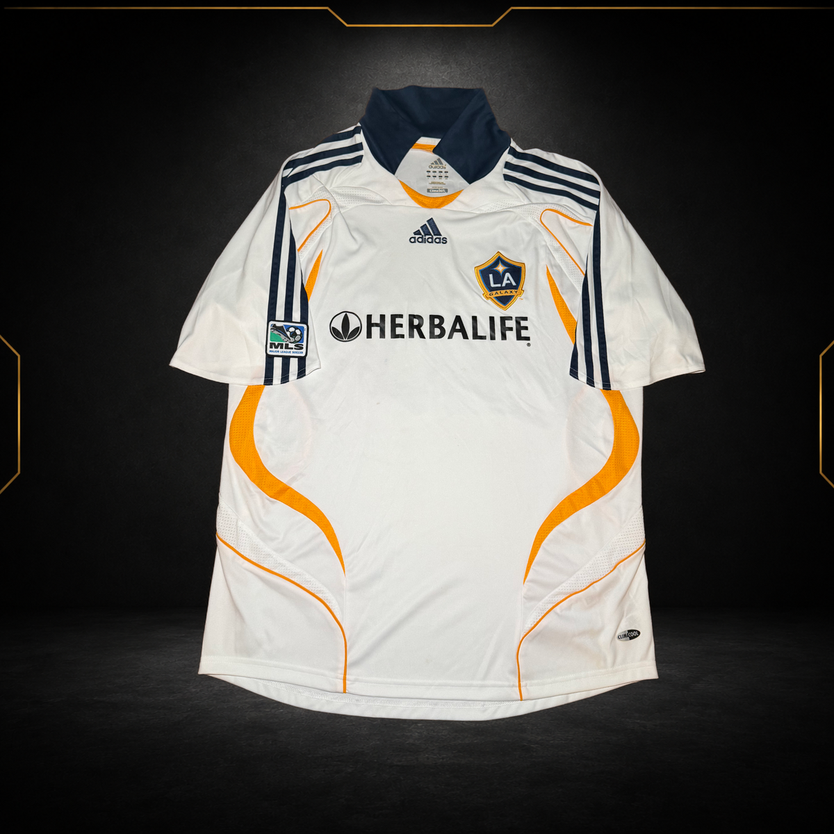 LA Galaxy Domicile 2007/08 David Beckham #23 – — vue de face