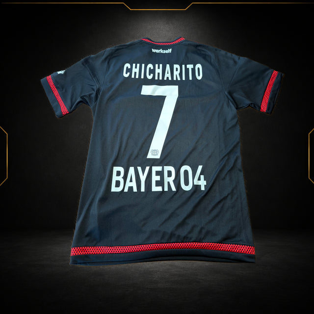 Bayer Leverkusen Domicile 2015/16 - Chicharito #7 — vue de dos