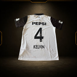 FC Lugano 2025/26 Extérieur – Kelvin #4 signé / porté