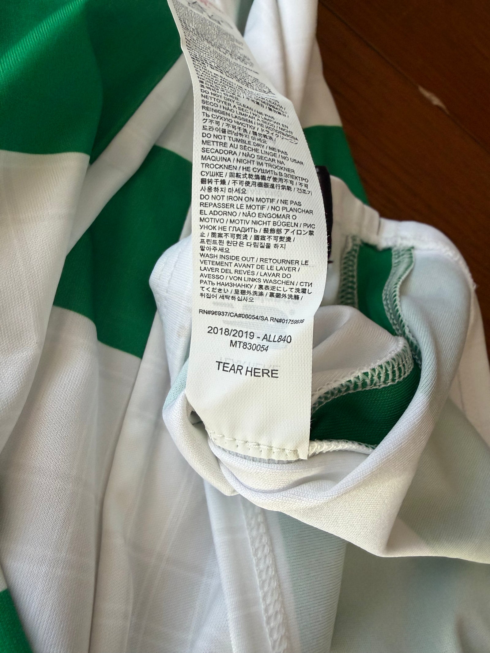 Celtic FC Domicile 2018/19 Ntcham #21 (9/10) (L)
