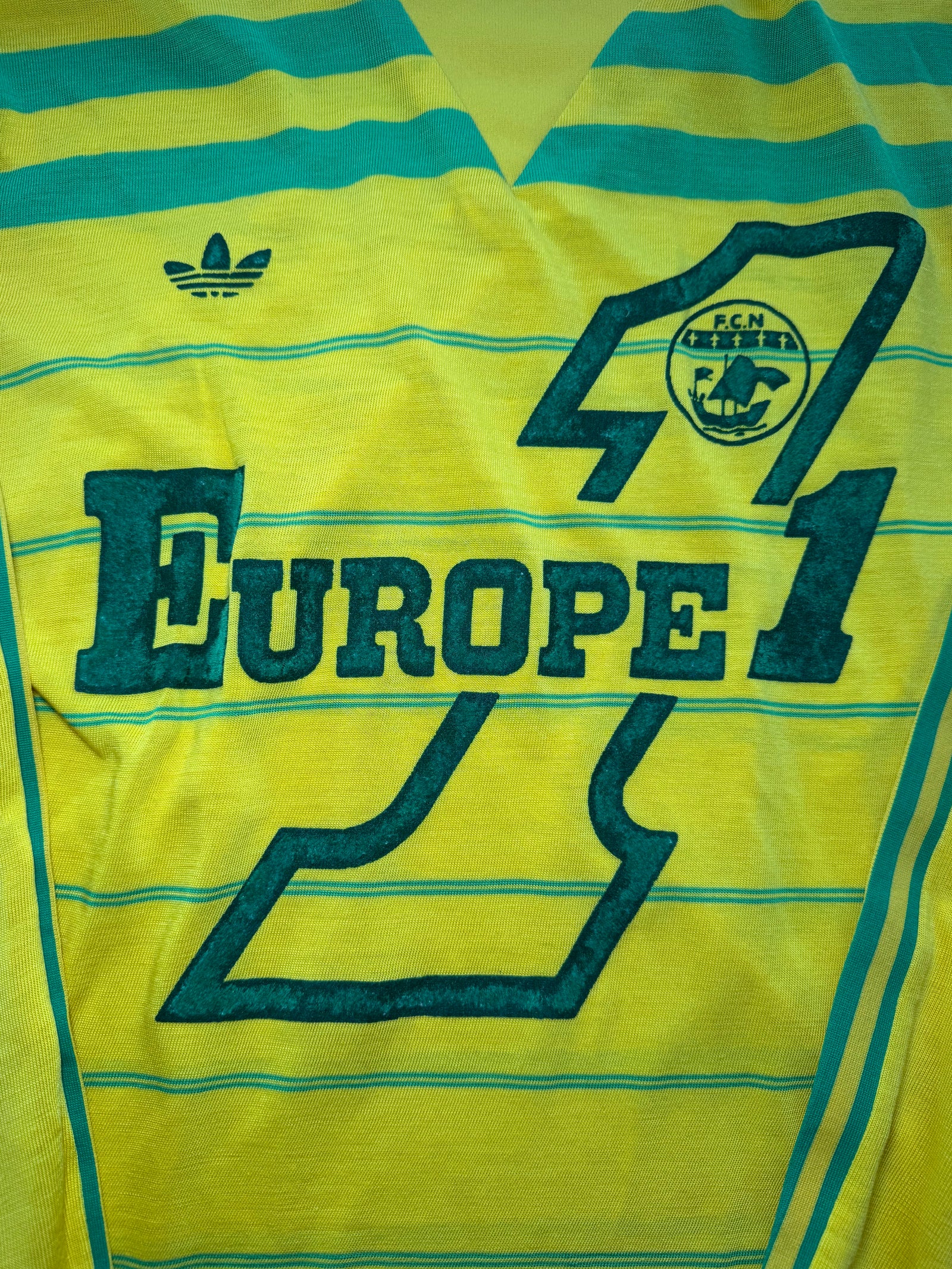 FC Nantes domicile 1985/86 — sponsor Europe 1
